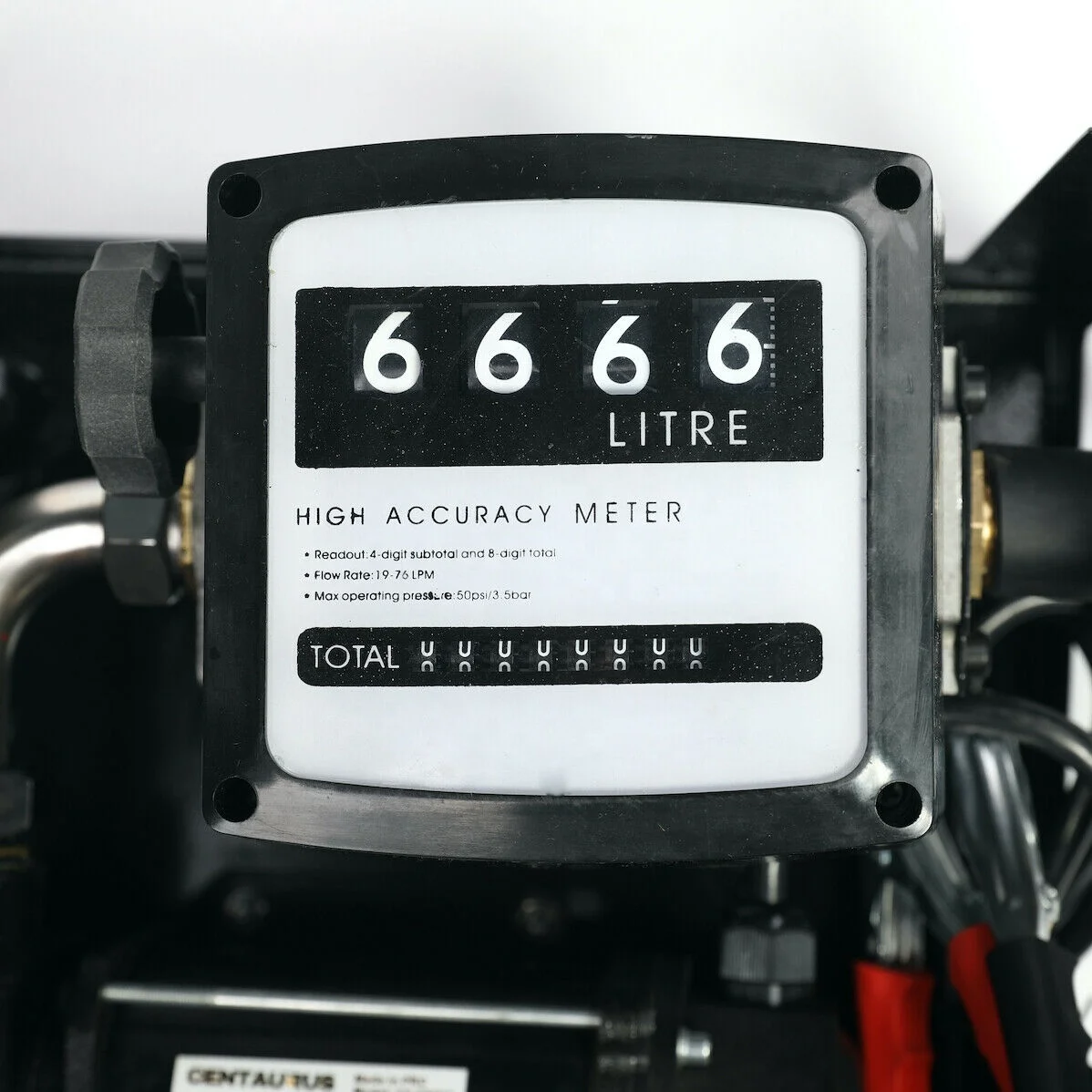 Trupow Portable 20GPM/80LPM Electric DC 12V Diesel Fuel Transfer Pump Kit Includes Automatic Nozzle Delivery Suction Hose