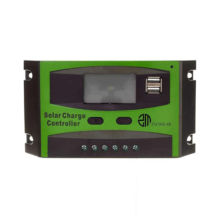 12V/ 24V Auto 20A Intelligent LCD 3 stages PWM Charging Mode with Dual USB and Multiple Function Solar Charge Controller