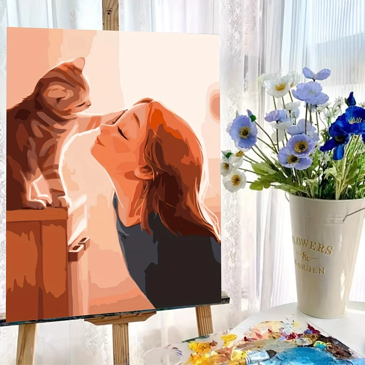 Hot Selling DIY Painting By Numbers Beautiful Scenery  Painting  Custom Paint By Numbers Kit For Adults