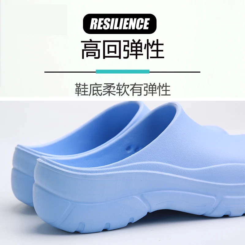 JDS Orange Men Nurse Hospital Worker Medical Surgical Walking Shoes Orthopedic Slippers Stock