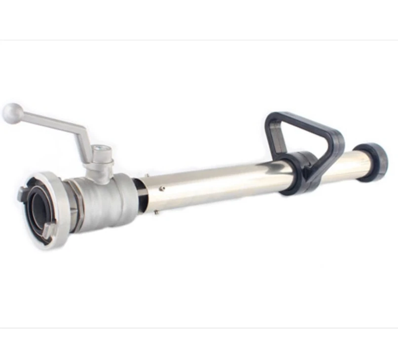 China cheap factory selectable flow Fire Fighting Foam Nozzle with Branch pipe Fire Hose Nozzle
