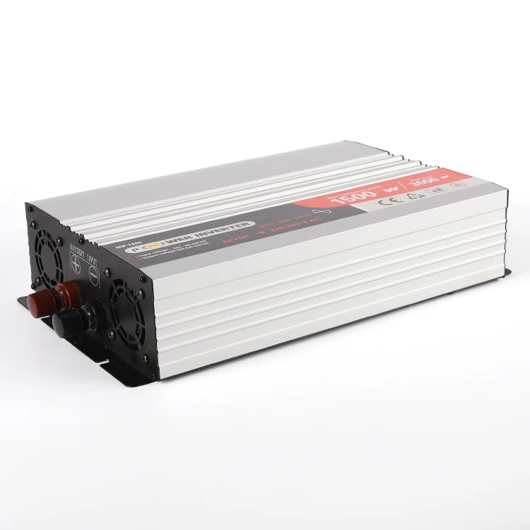 1500W 12v 24v 48v dc to ac 110v 220v pure sine wave power inverter