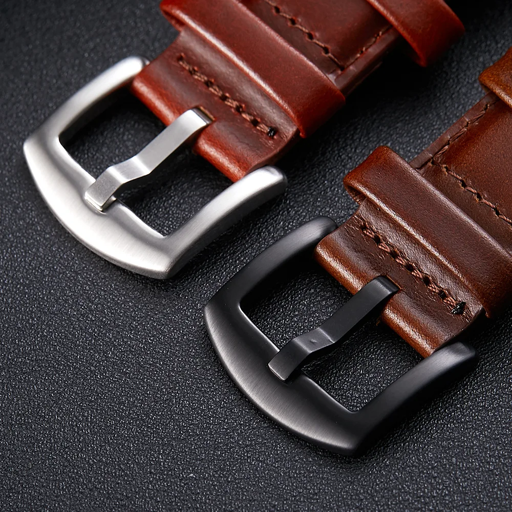 18mm 20mm 22mm Watch Buckle Polished Brushed Leather Band Watch Clasp Stainless Steel Watch Buckle  strap pin buckles
