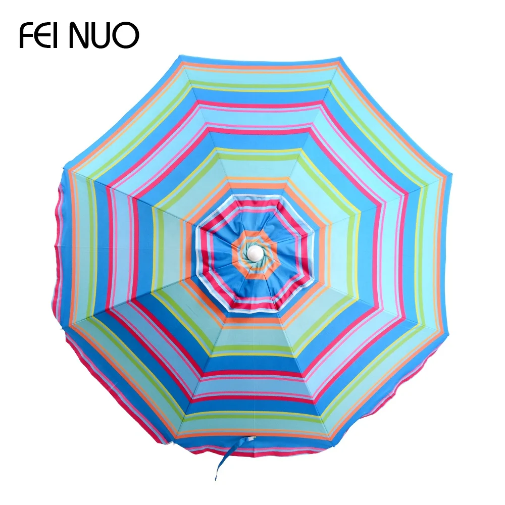 Custom Factory UV resistant zinc tilt folding sun outdoor beach umbrella with top vented