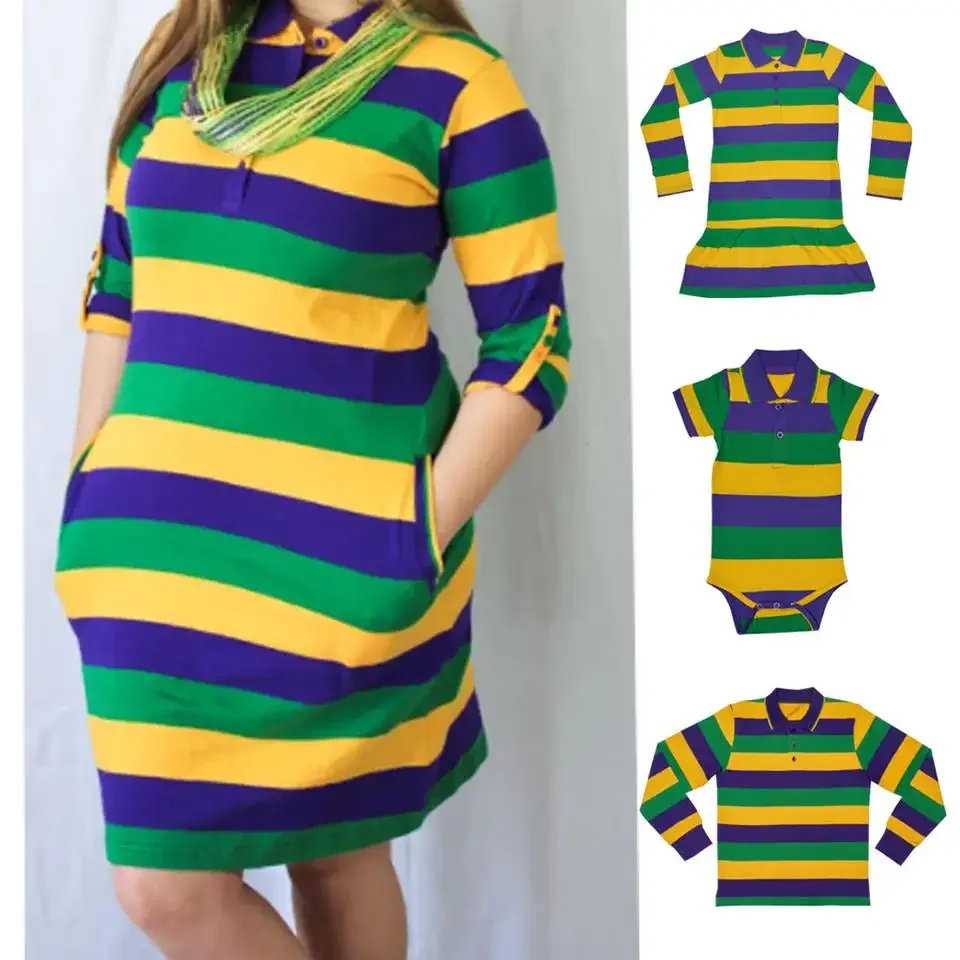 RTS Hot sale  Mardi Gras Woman Reversible Sequin Jacket Kids Girl  Rugby  Longsleeve Zipper Gold Puiple Green Party Jacket