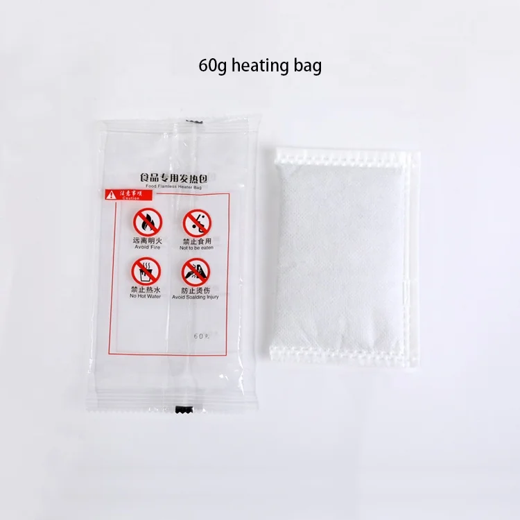 Easy take away hot pot food heating bag for camping cookware