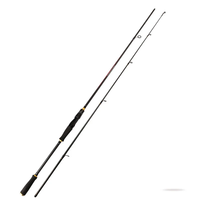Factory price 2 Sections 2.4m Action Best Value Carbon Spinning Fishing Rod