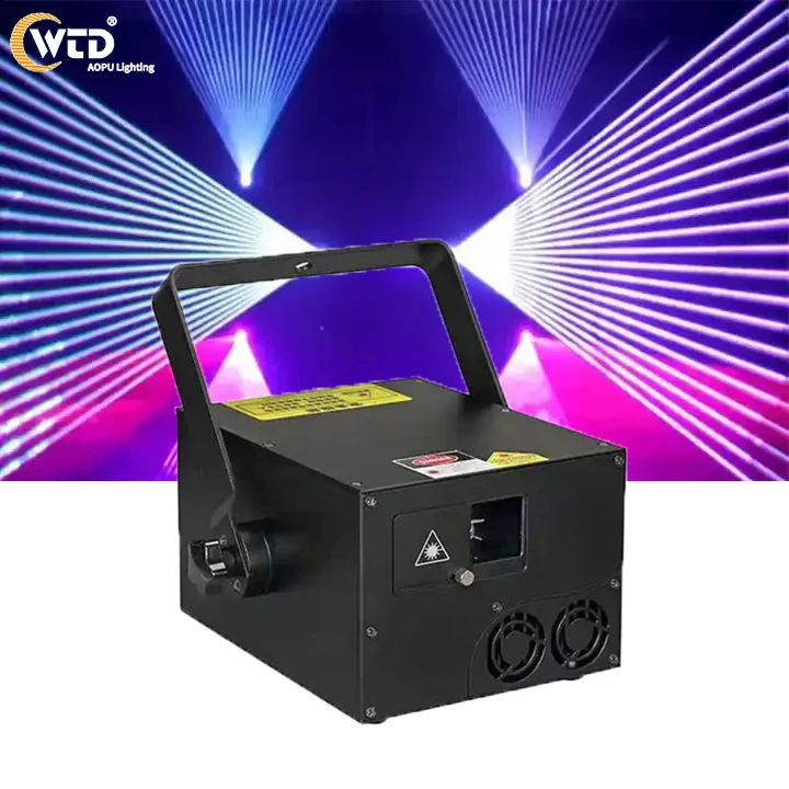 AOPU Лидер продаж 2 Вт 3 5 Rgb Dmx анимация 3d лазерный проектор Лазерный свет для концертного ночного сценического клубного шоу