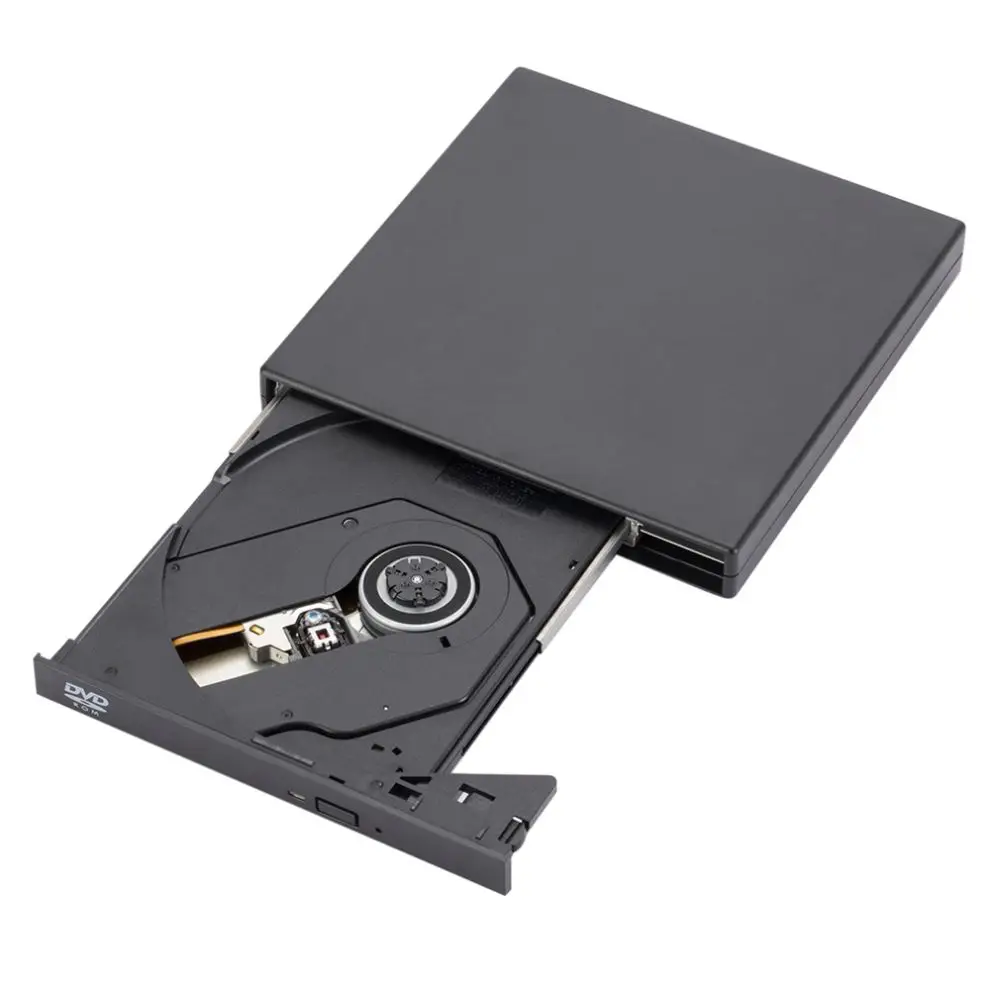 Тонкий внешний оптический привод USB 2 0 DVD комбо ROM/CD-RW записывающийся-Plug and Play для Macbook ноутбука настольного компьютера