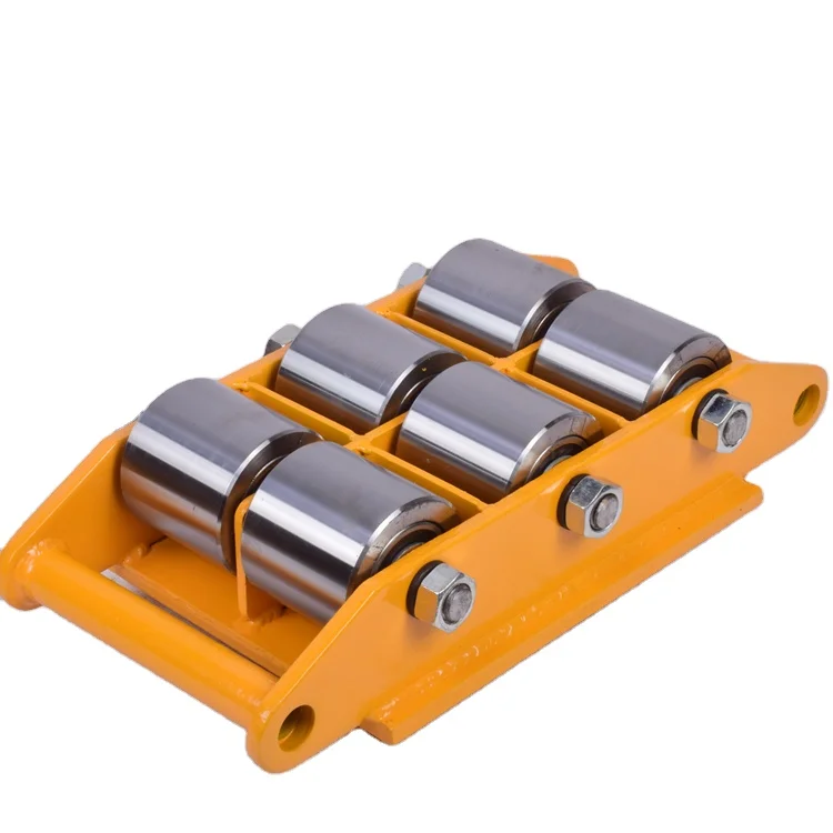 High Quality 1-500t Heavy Duty Machine Moving Skate Roller Transport Cargo Trolley