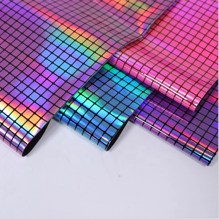 Лучшее качество Глянцевая искусственная кожа Радуга Кожа металлик pu для мебели/детская обувь/Женская