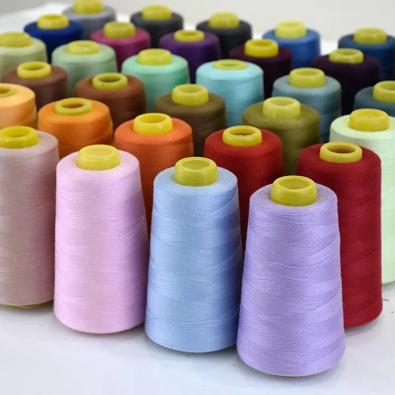 Polyester Sewing Thread Spools for Quilting Sewing Machine Thread for Garment Solid Color Sewing Thread