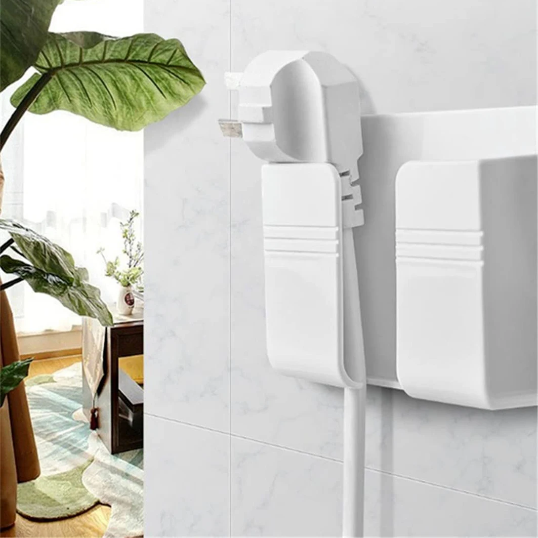 USLIONIn Stock Multifunction New Wall Phone Holder Adhesive Mobile Charger and Remote Control
