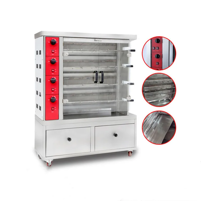 Chicken gas rotisserie oven industrial oven for baking chicken