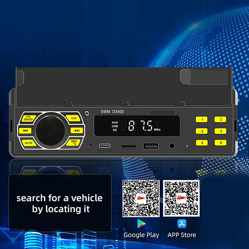 Hot Sale Car MP3 Player Stereo Autoradio Car Radio BT 12V In-dash 1 Din FM Aux In Receiver SD USB MP3 MMC WMA Multimedia Player