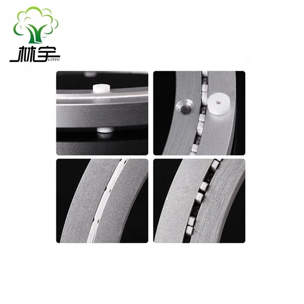 600 mm (24inch) Patent Low-Noise Aluminum Lazy Susan Turntable Bearings Swivel Ring Swivel Plate for Indoor and Outdoor Use