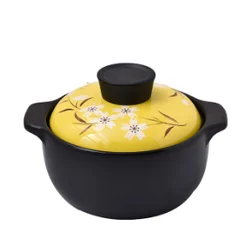 2.5L 3.5L 4.5L 6.5L 8.5LWholesale cost ceramic cooking pot of soup pots colored kitchen cookware sets Japanese and Korean style