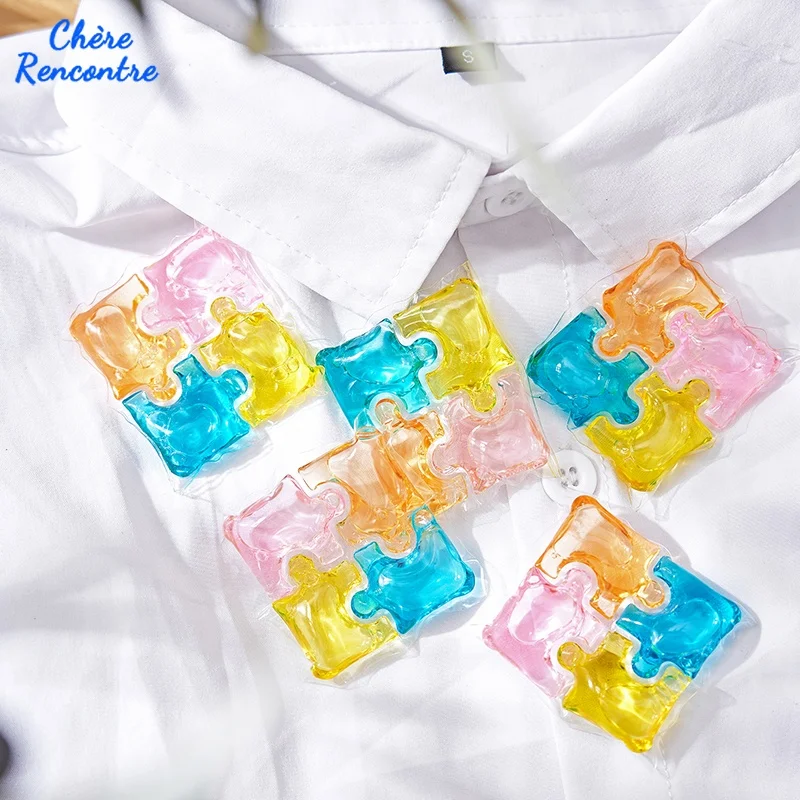Organic Water Soluble Liquid Underwear Laundry Detergent Pods Capsules Eco-friendly Laundry Pods 4 In 1