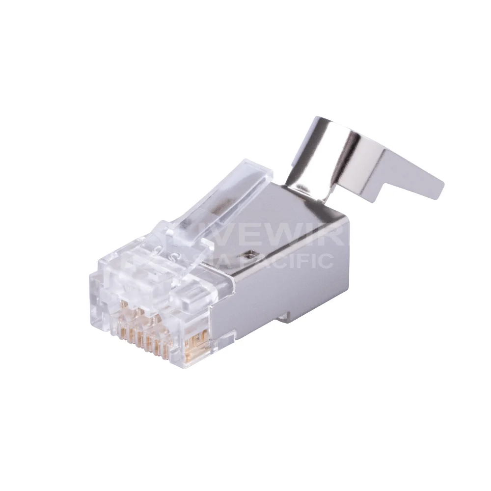 Водонепроницаемый 8-контактный модульный CAT6 разъем 8P8C подключение к сети экранированный rj45