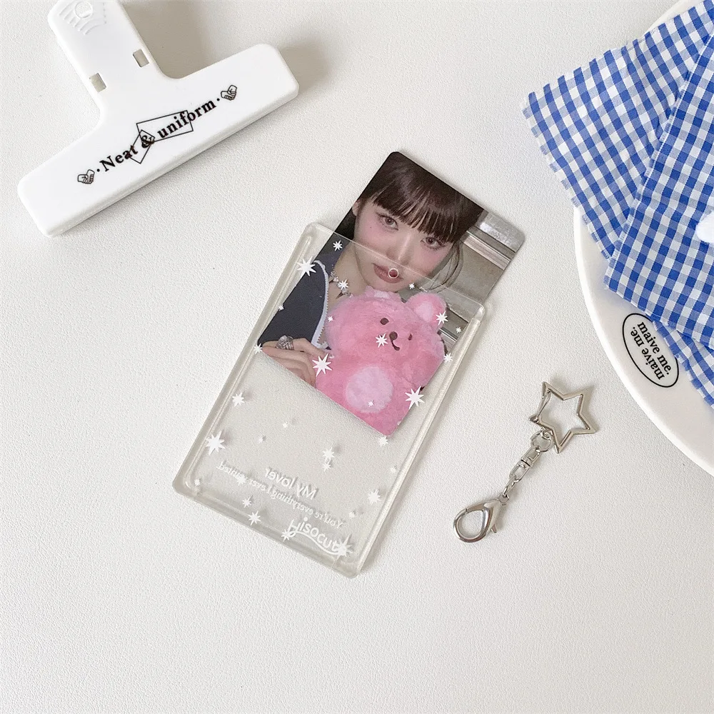 Kpop 3inch hard photo cardholder idol collection card star chasing photo frame