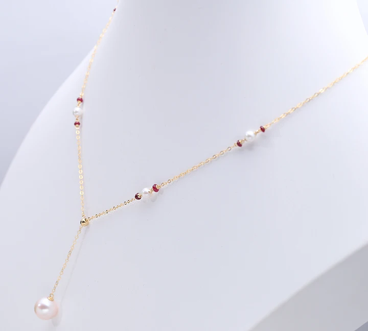fashion pearl necklace jewelry18k gold jewelryfreshwater pearl necklace