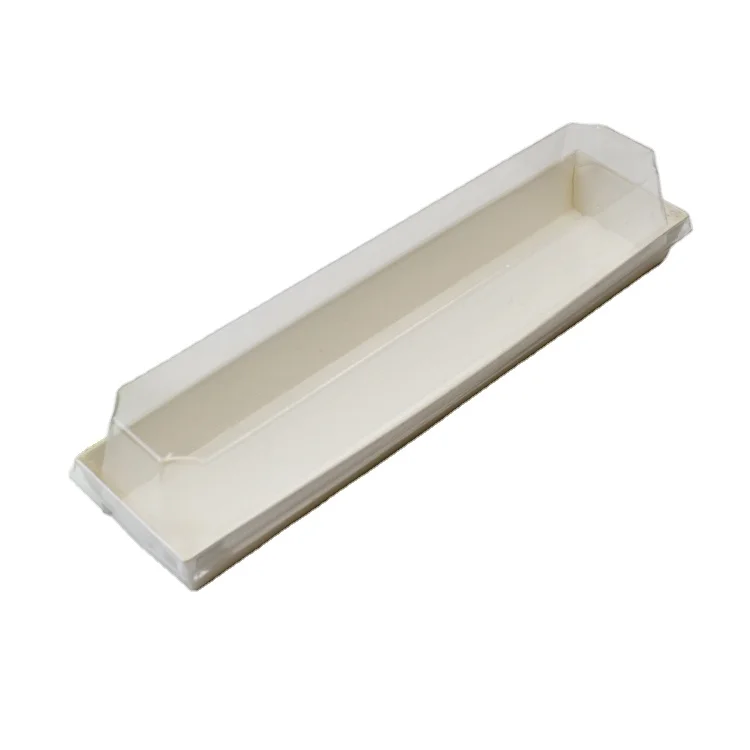 Wholesales Cheap Price Paper Cake Packaging Dessert Bacon Bread Boxes With Window Transparent Food Take Away Boxes