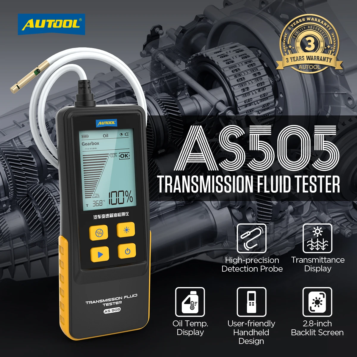 AUTOOL AS505 ATF Automotive Transmission Fluid Measurement Tester