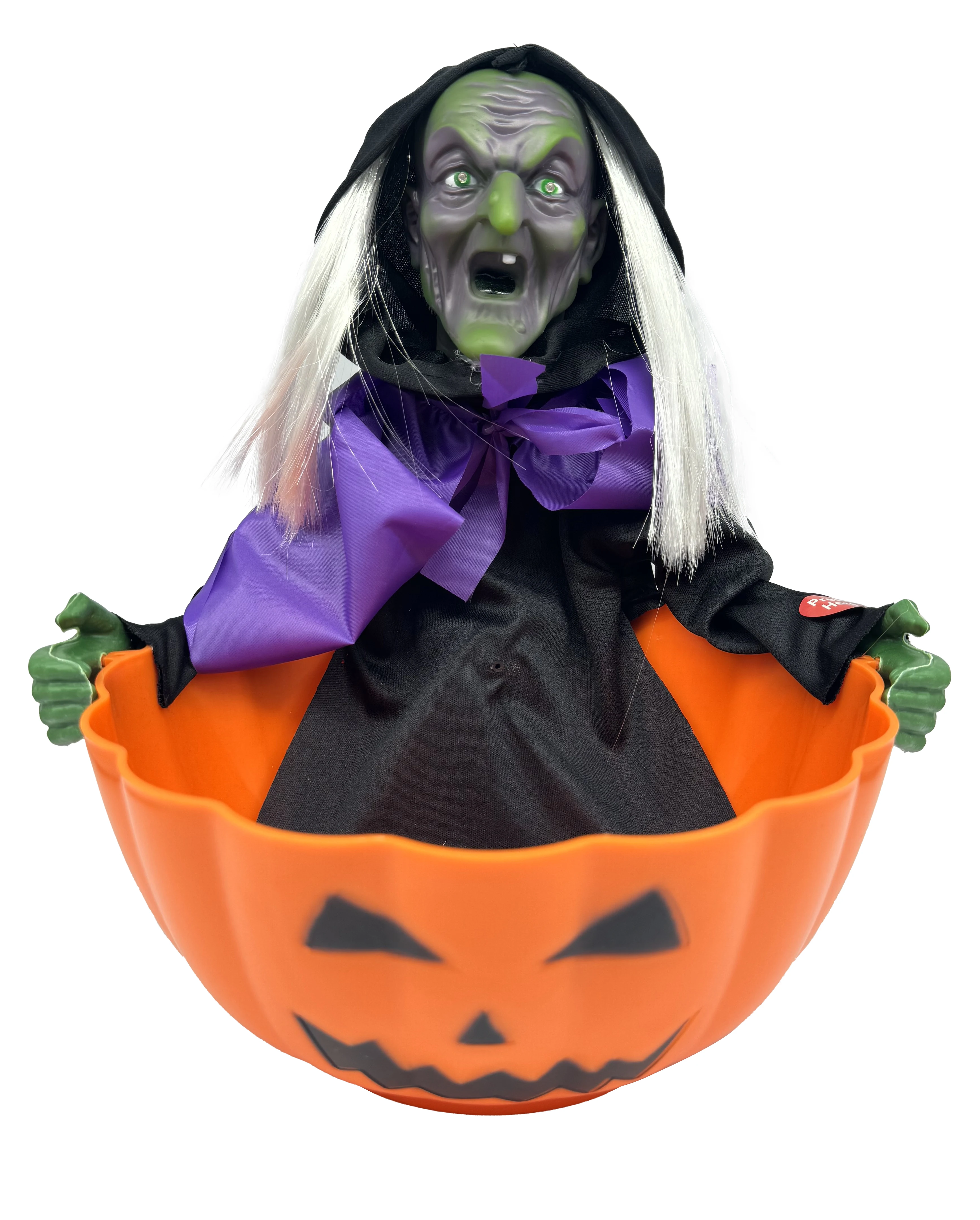 Candy Bowl Halloween Decoration with Sound & Movement Festival Ornament Sweeties Holder
