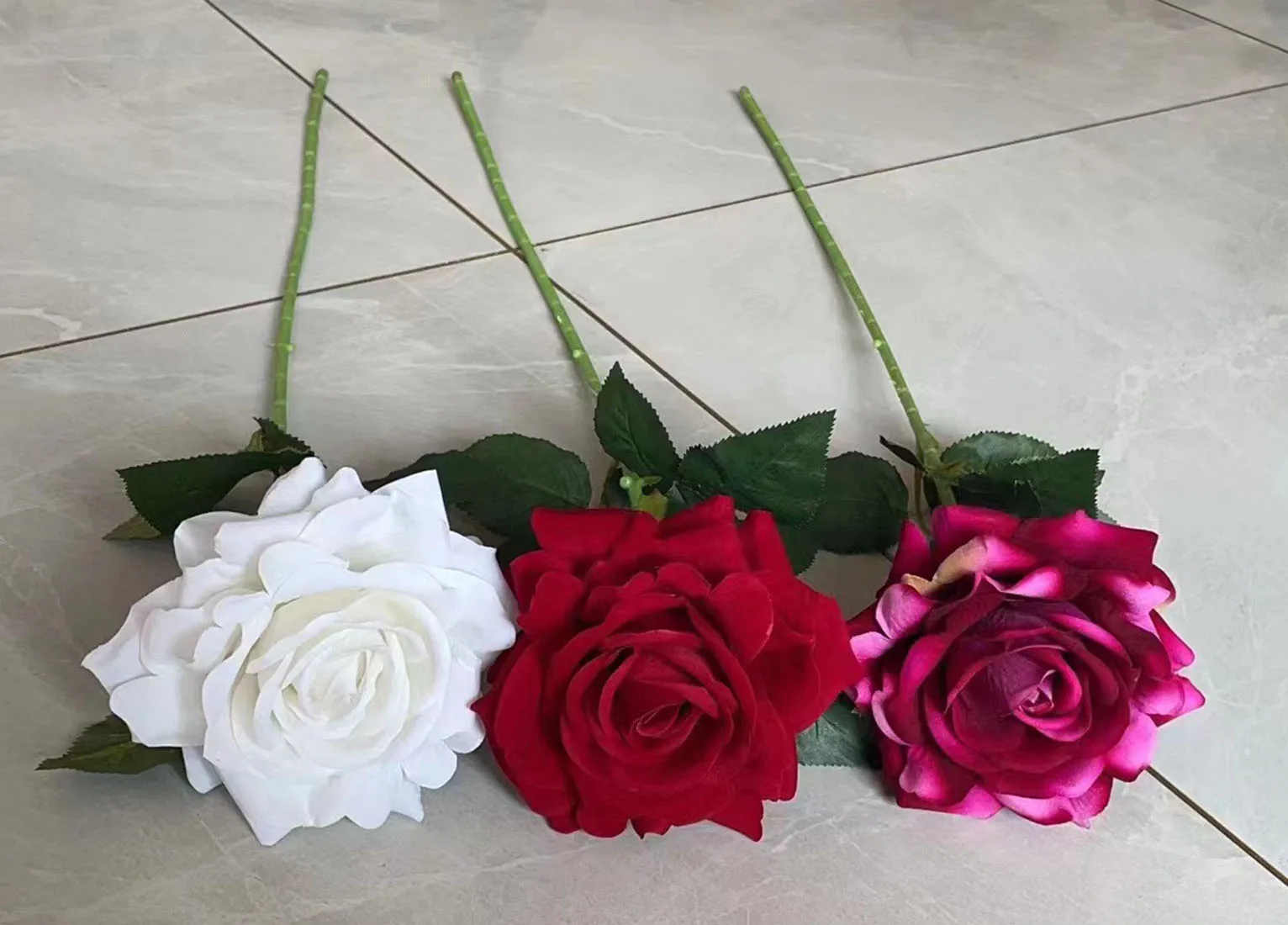 lusiaflower wholesale real touch artificial single velvet rose flower, artificial rose home holiday wedding decoration