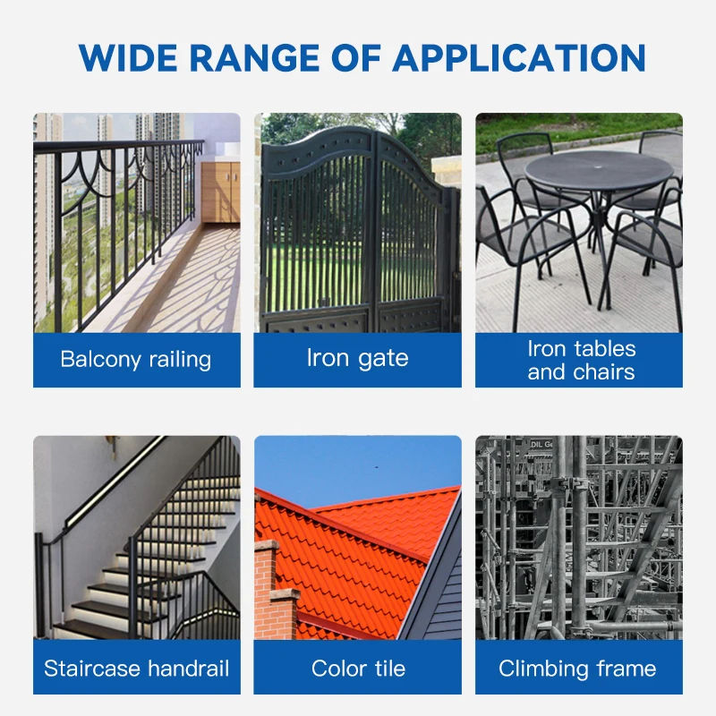 Two Gecco Strong Adhesive Steel Plate Two in one Water-based Anti-Corrosion Primer Industrial Paint