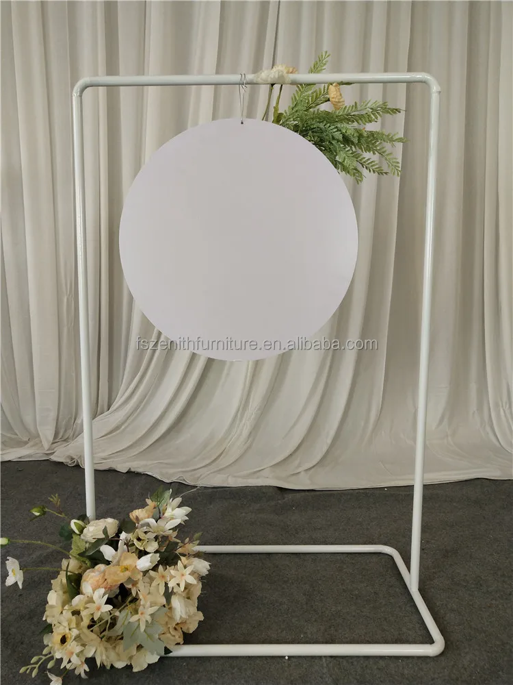 Event Decor Metal Display Frame Welcome Sign Stand for Front Door Standing