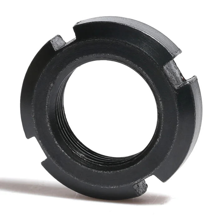 DIN981 Carbon steel Black oxide Locknut Locknuts Locking Round Nut Lock Din 981