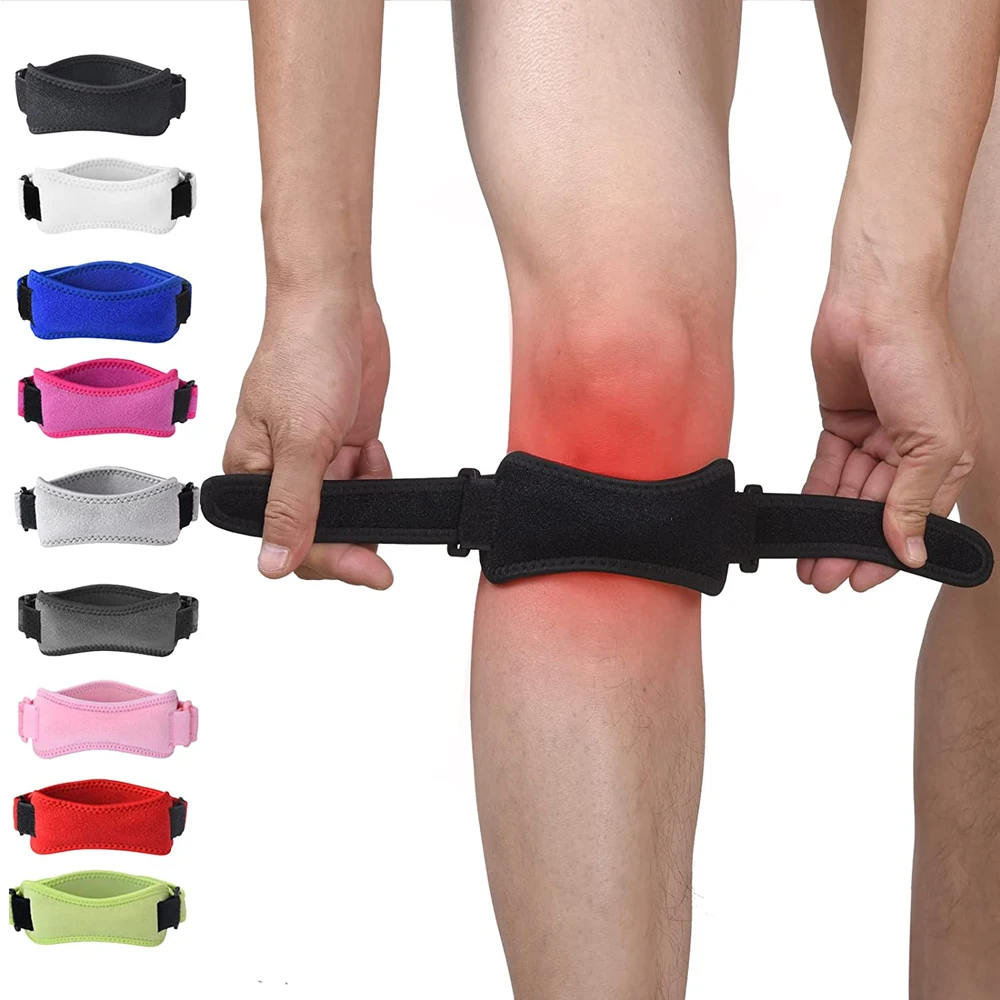 elastic open patella tendon knee brace strap support band suppliers