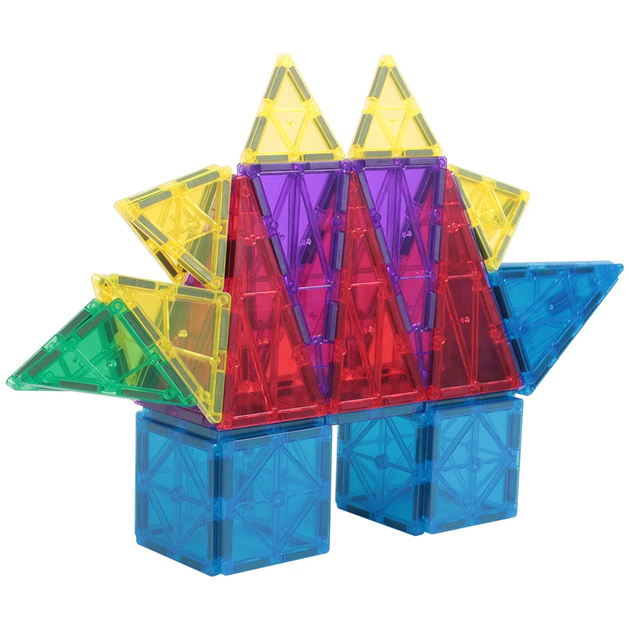 Китайский завод совместимые магнитные плитки строительные блоки креативные радужные набор игрушек