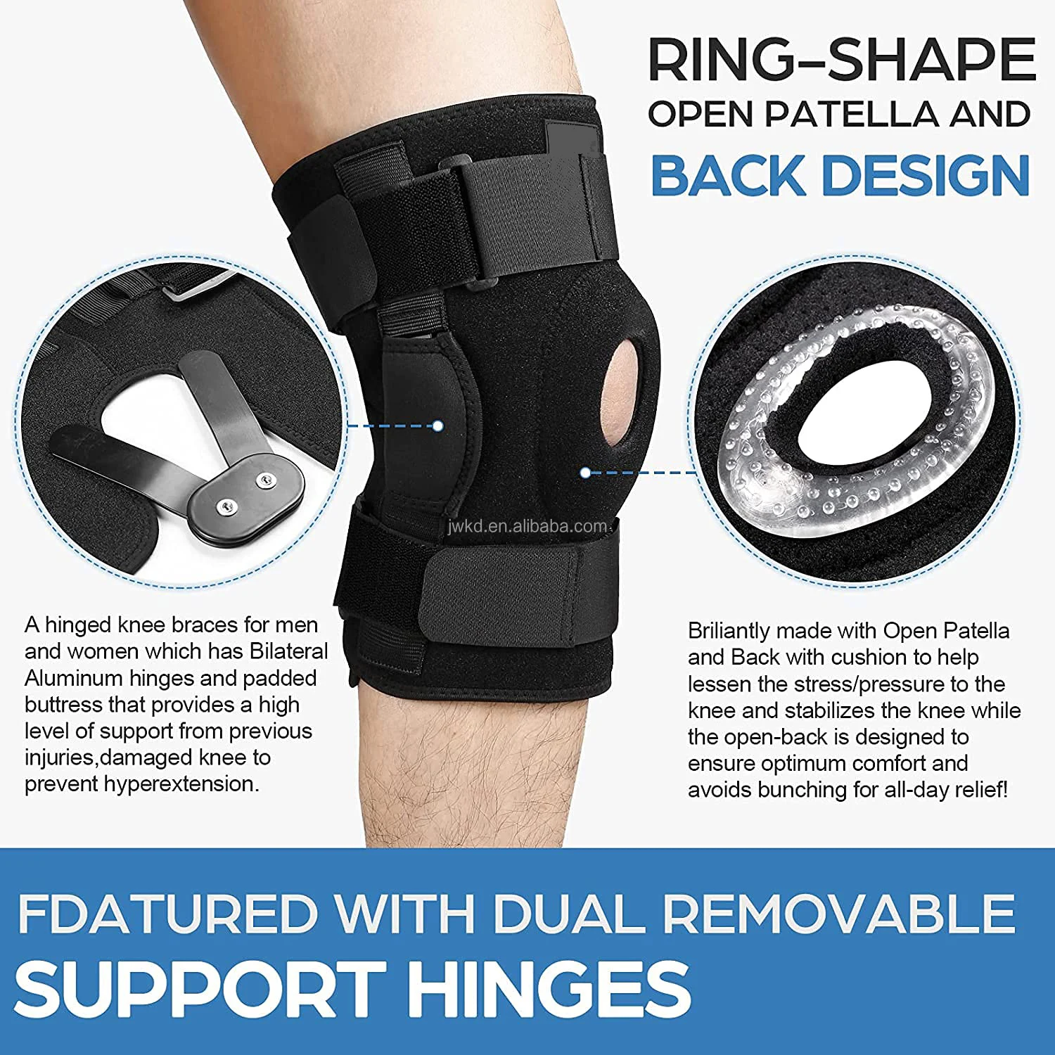 Factory Price Healthcare Orthopedic Clinic Rehabilitation Knee Brace Orthosis for Dislocation