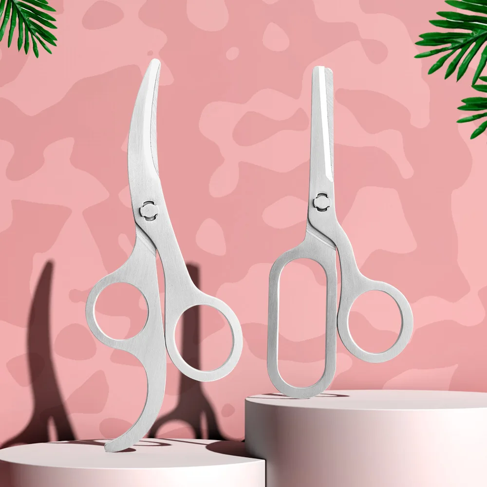 Stainless Steel Baby Safety Complementary Food Scissors  Dishwasher Safe Baby Food Shears for Cutting Tiny Bites