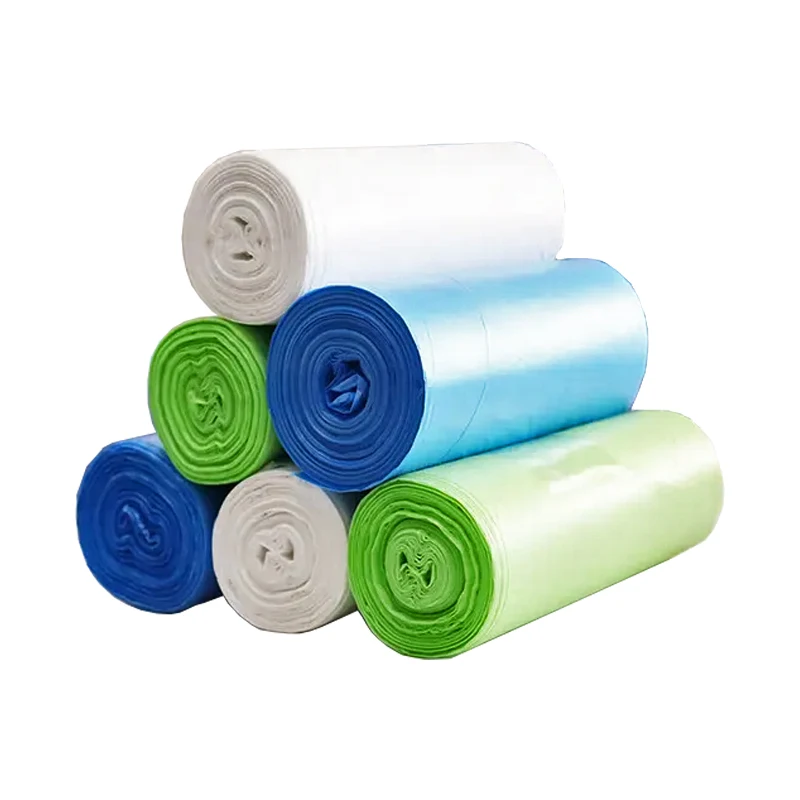 Factory Supply 50x60 Thickened Biodegradable Classification Garbage Bag Flat Mouth Trash Bag