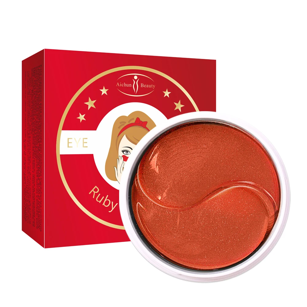 
90g Ruby Collagen Eye Mask Natural Ingredient Anti Aging Under Eye Gel Lifting Anti Aging Remove Eye Bags 