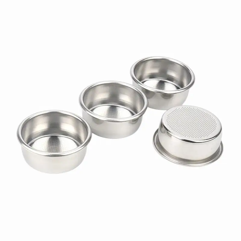 Customized popular Stainless Steel Coffee Powder Bowl Filter Basket Espresso Coffee Machine Accessories powder bowl