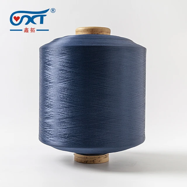 China Supplier DTY 150D/144F  Polyester Yarn HIM Dope Dyed Filament Sewing Thread