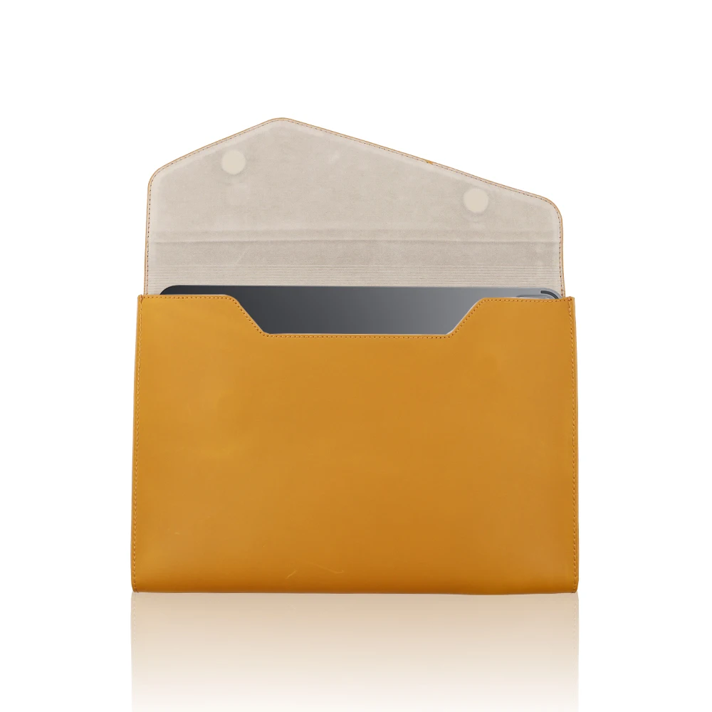 New fashion laptop case genuine leather computer bag slim leather laptop sleeve cover case