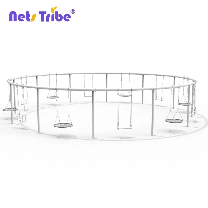 Parks traditional round swing outdoor swing set for kids