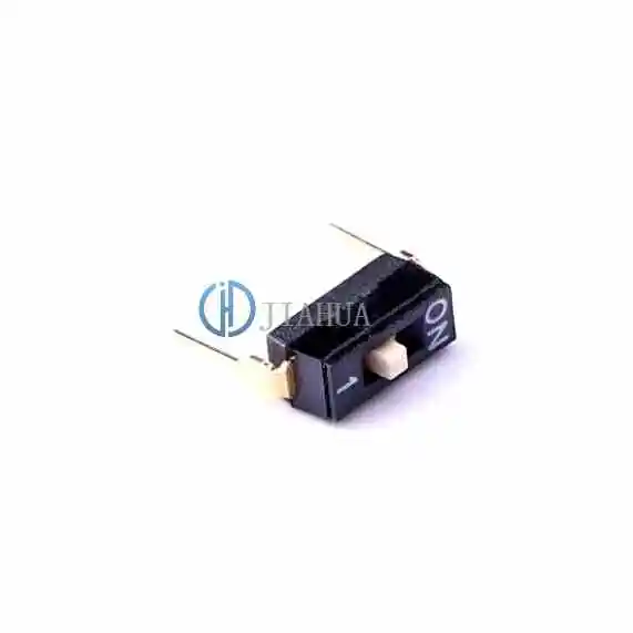 Подключаемый черный 01P-1PIN шаг 2 54 мм вертикальный прямой циферблат 1-битный DIP TL-01 Through отверстие кнопка переключатель в