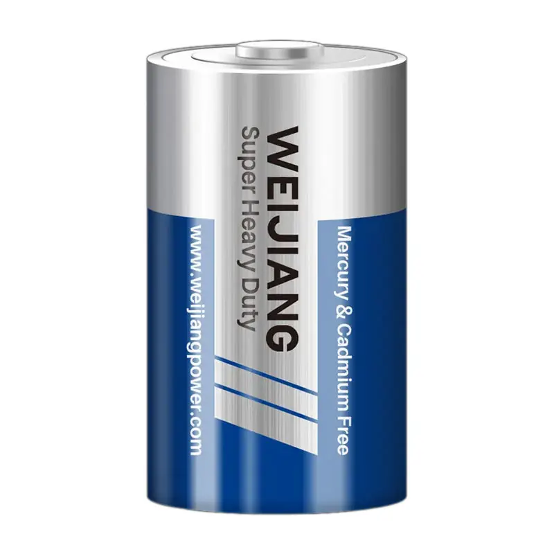 Super Heavy Duty Battery D Size R20 1.5v Carbon Battery with MSDS RoHS CE