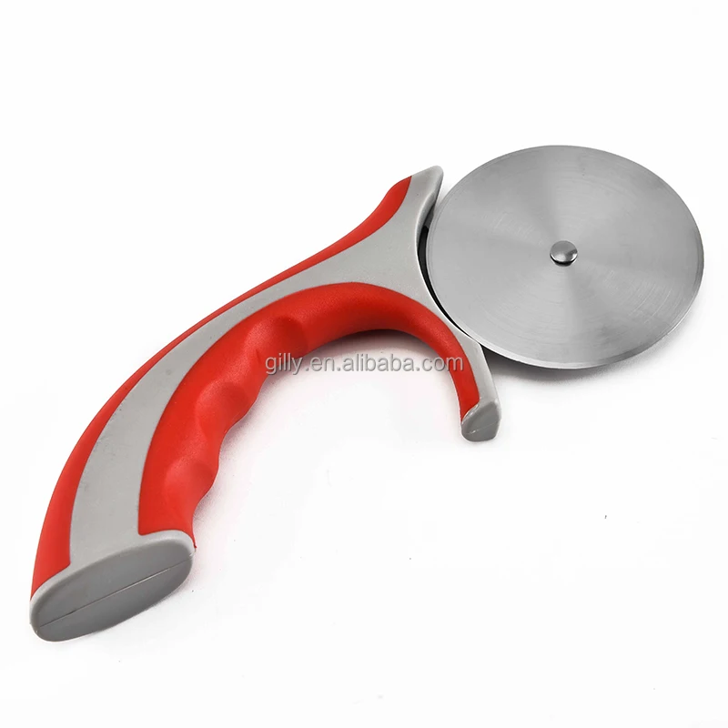 New custom design stand pizza wheel cutter slicer ultra sharp pizza cutting tool divider for kitchen and Restaurant