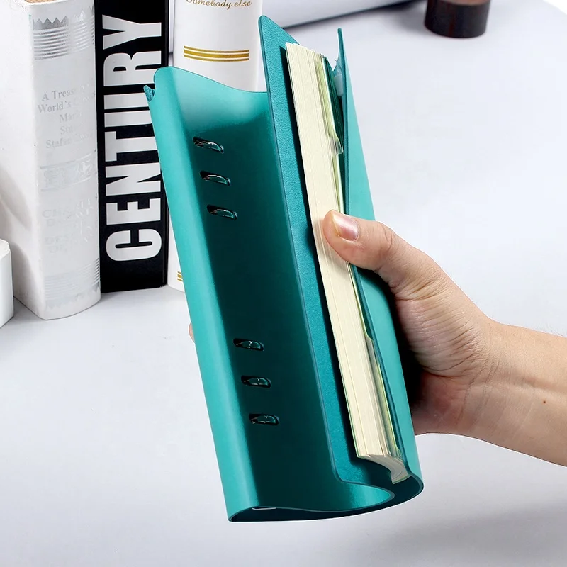 Promotion loose leaf pu leather journal diary personalized cheap notebook