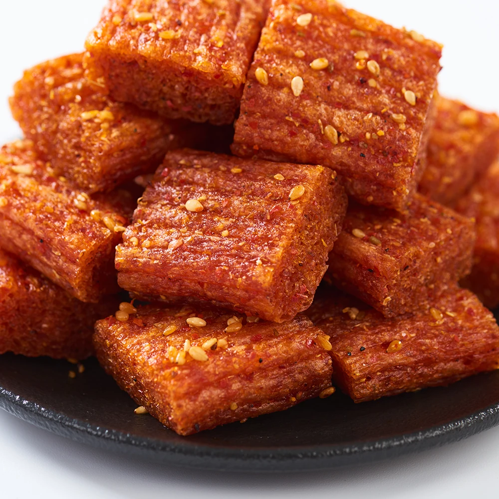 Hot Sales 102g Hot Temper Fried Shrimp Strip Flavor Flavored Flour Spicy Snack