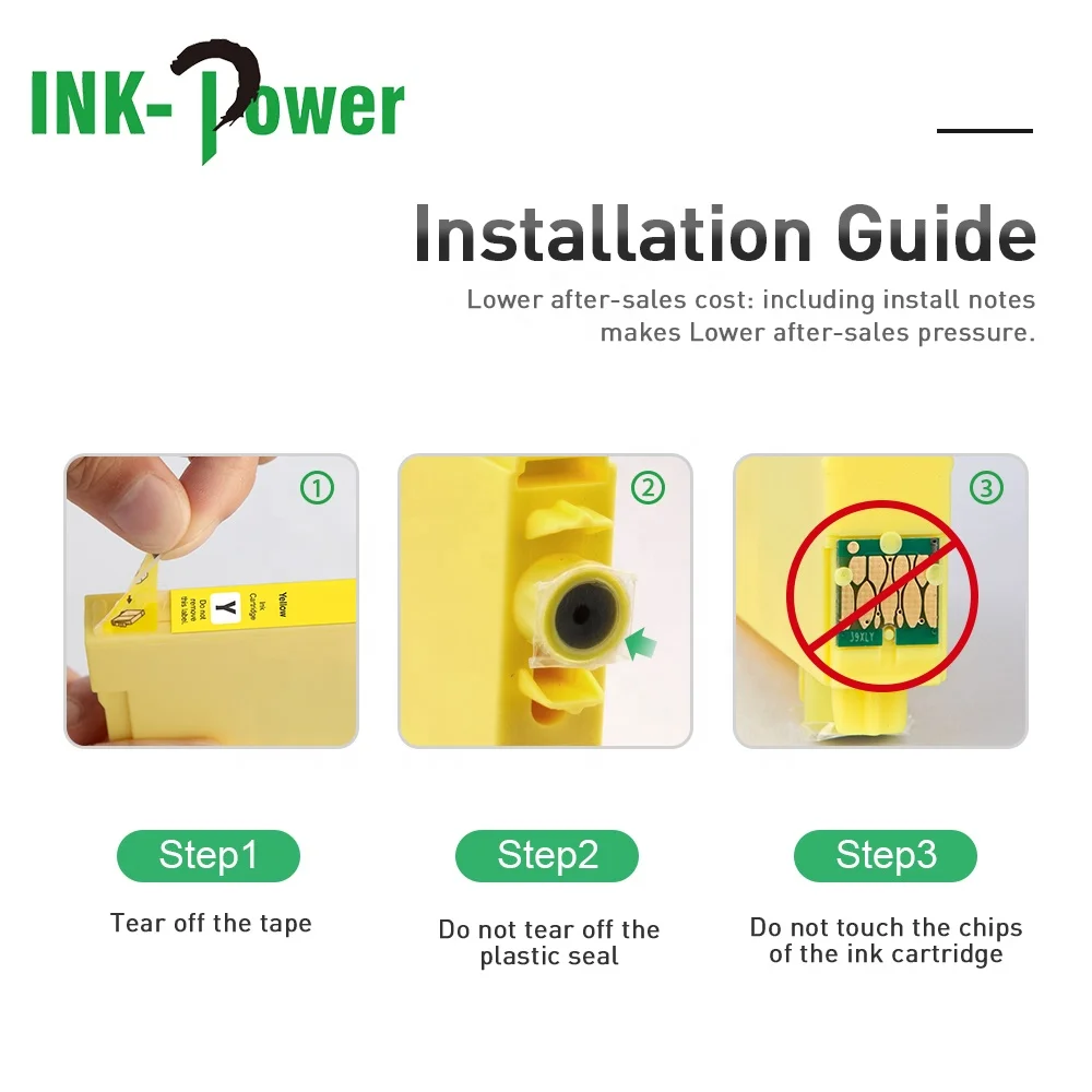 
INK-POWER IB07 IB07KB IB07CB IB07MB IB07YB Premium Color Compatible Inkjet Ink Cartridge for Epson PX-M6011F Printer 