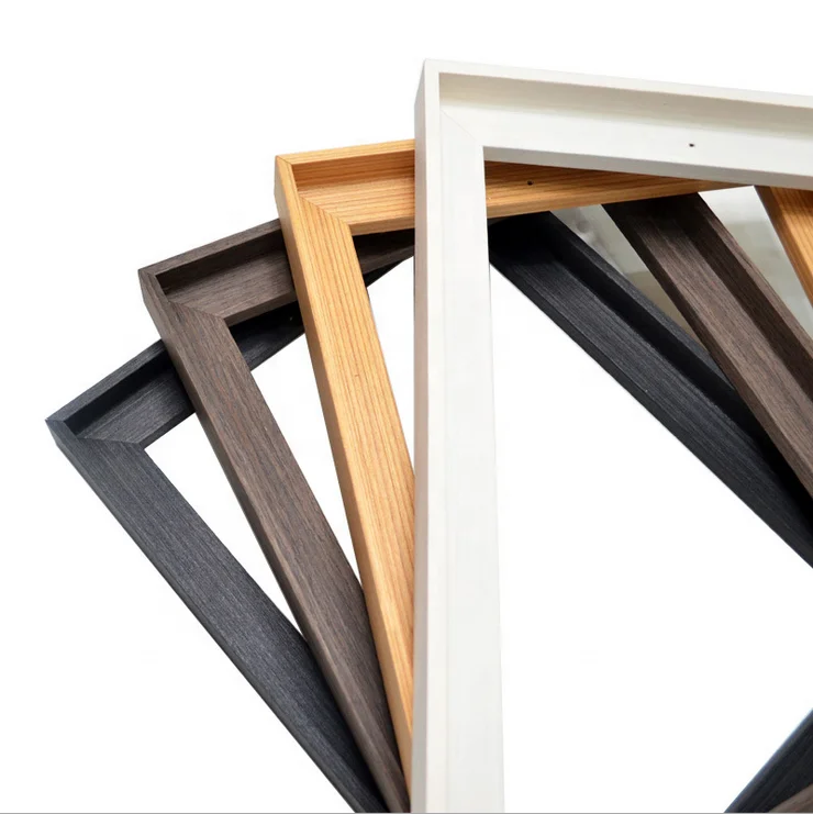 Wholesale Custom Size Logo High Quality Beautiful 40x50 Wall Art solid wood Oil Paintings  Frame