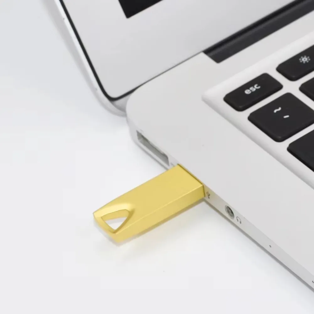 Wholesale Custom Metal Mini USB Stick 1/2/4/8/16/32/64/128GB Flash Drives 64 Gig USB Sticks New Memory Great Gift Idea